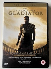 Gladiator Spectacular 2-Disc DVD (2000) With Special Features With Russell Crowe