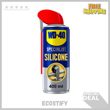 WD-40 Specialist Silicone Spray Lubricant 400ml All-Weather Protection UK 26.23 per litre