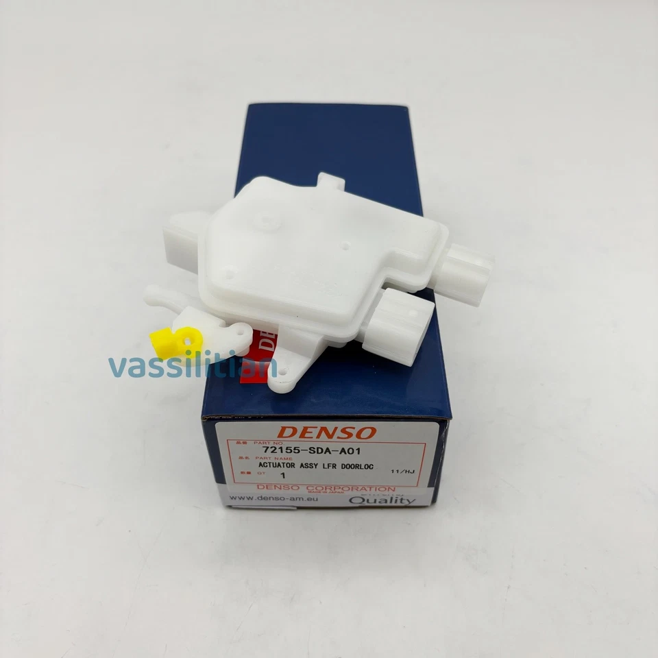 DENSO 72155-SDA-A01 Driver Left Side Power Door Lock Actuator For Honda Acura Foto 4 de 4