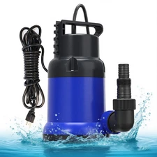 Submersible 1HP Sump Pump 4600GPH Portable Utility Pumps For Pool Hot Tub