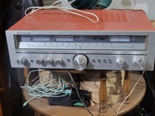 Kenwood KR-5010 Vintage Stereo Receiver Silver Face Analog Tuner Wood Paneling