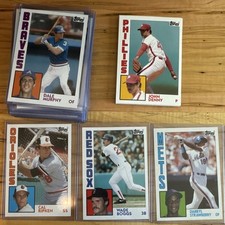 1984 Topps MLB Baseball Giant Card Near complete set Ripken Boggs Strawberry