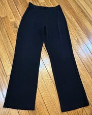 Chico's Travelers Liquid Knit Pants OS Sz 4-6S Elastic Waist
