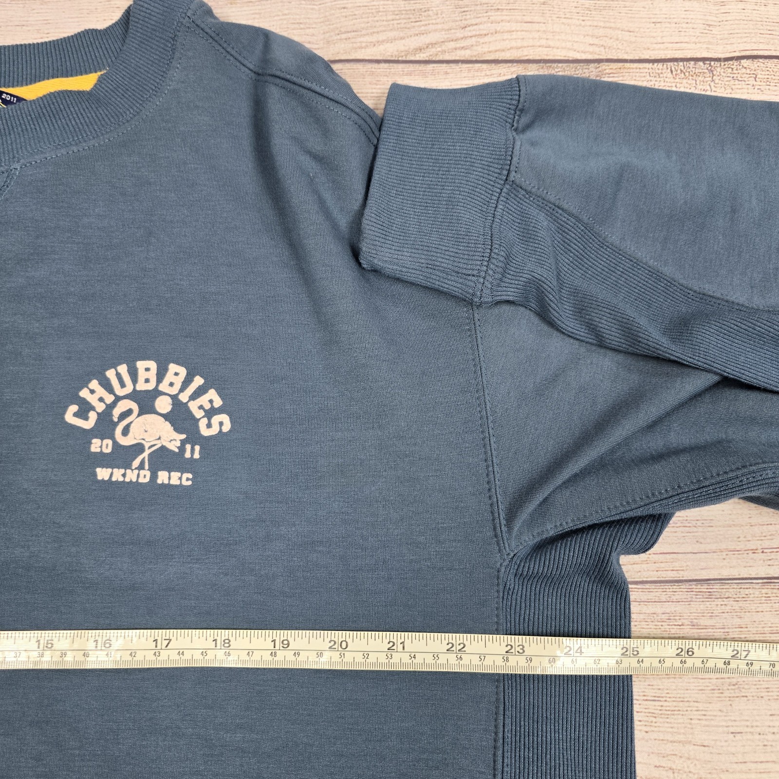 Chubbies Sweatshirt Mens XL Blue Soft Pullover Crewneck Sweater