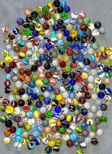 Vacor Mega Marble Lot 300 Marbles Assortment Shooters & Players 19/32" - 5/8"