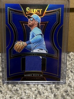 2025 Panini Select Selective Swatches Prizm Bobby Witt Jr. Kansas City 23/49