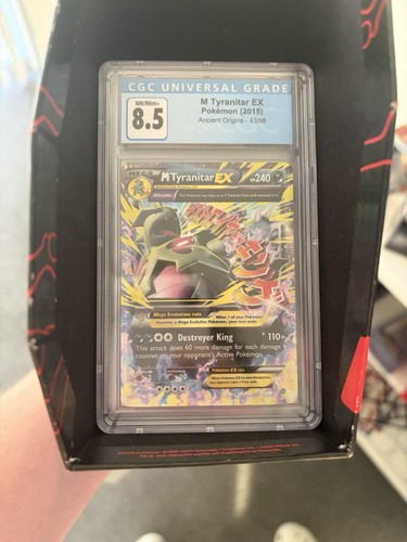 M Tyranitar-EX graded CGC 8.5 for sale on eBay