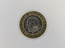 2016 EII £2 Two Pound Coin - William Shakespeare - Tragedies - Skull And Rose