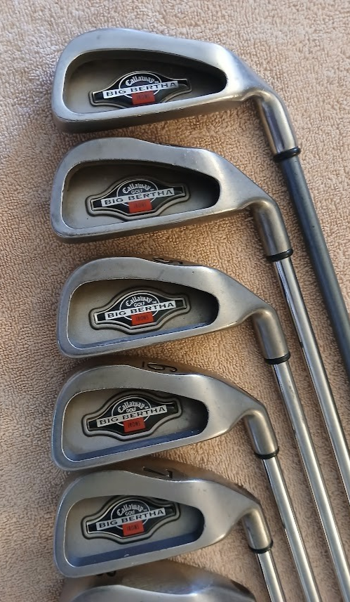 TZ GOLF - Vintage Callaway Big Bertha 3-SW Irons SET Steel