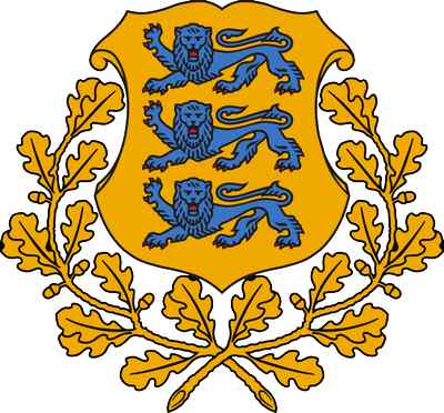 Auto Aufkleber Wappen Estland ''Eesti'' Estonia Vinyl Sticker konturgeschnitten