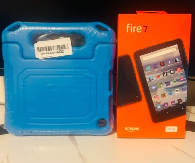 Amazon Fire Tablet 7 32gb 12th generation BUNDLE w/ CASE!!!  