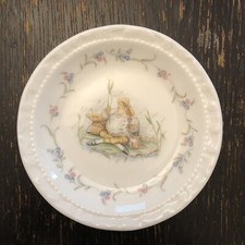 Royal Albert Jeremy Fisher Plate 12 cm Beatrix Potter Near Mint With Wall Mount