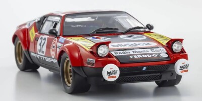 KYOSHO 1/18 Scale De Tomaso Pantera 1972 LM #32 Red Black #08855B