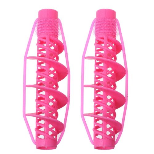 4Pcs Hair Rollers Spiral Curling DIY Hairdressing Tool Styling Curls hair Roller - Picture 2 of 8