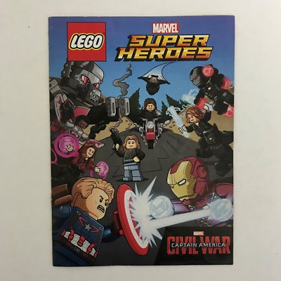 LEGO MARVEL Captain America CIVIL WAR 2016 Super Heroes Mini Comic Book 