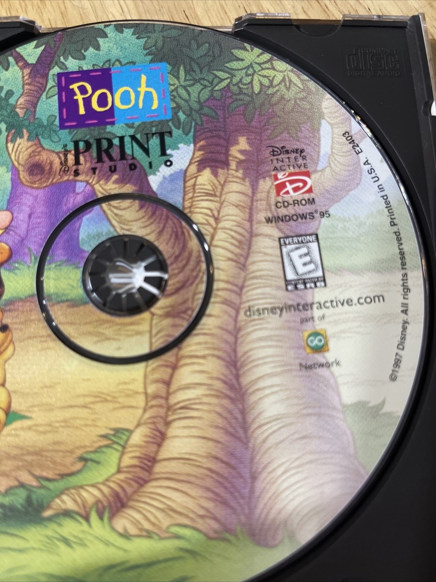 Disney Winnie the Pooh Print Studio CD-Rom. | eBay