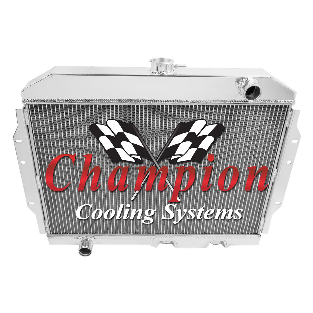 SZ Champion 4 Row Radiator W/ 2 12
