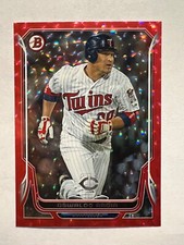 2014 Bowman Red Ice #6 Oswaldo Arcia #'d 5/25 Twins