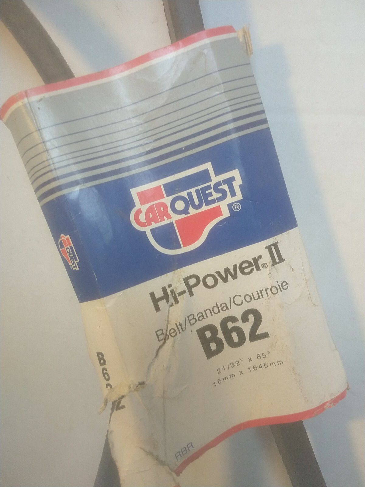 CarQuest HiPower II Belt B62 By Gates eBay