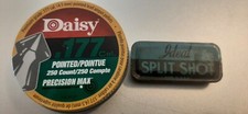 Daisy Pointed PRECISION MAX Pellets .177 Tin of 250 Count/ Ideal Split Shot