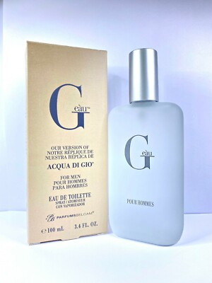 Parfums Belcam Perfume for Men G eàu EDT 3.4oz Acqua Di Gio Inspiration