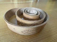 Leather Belt Unisex Without Buckle 51  Long Light Brown