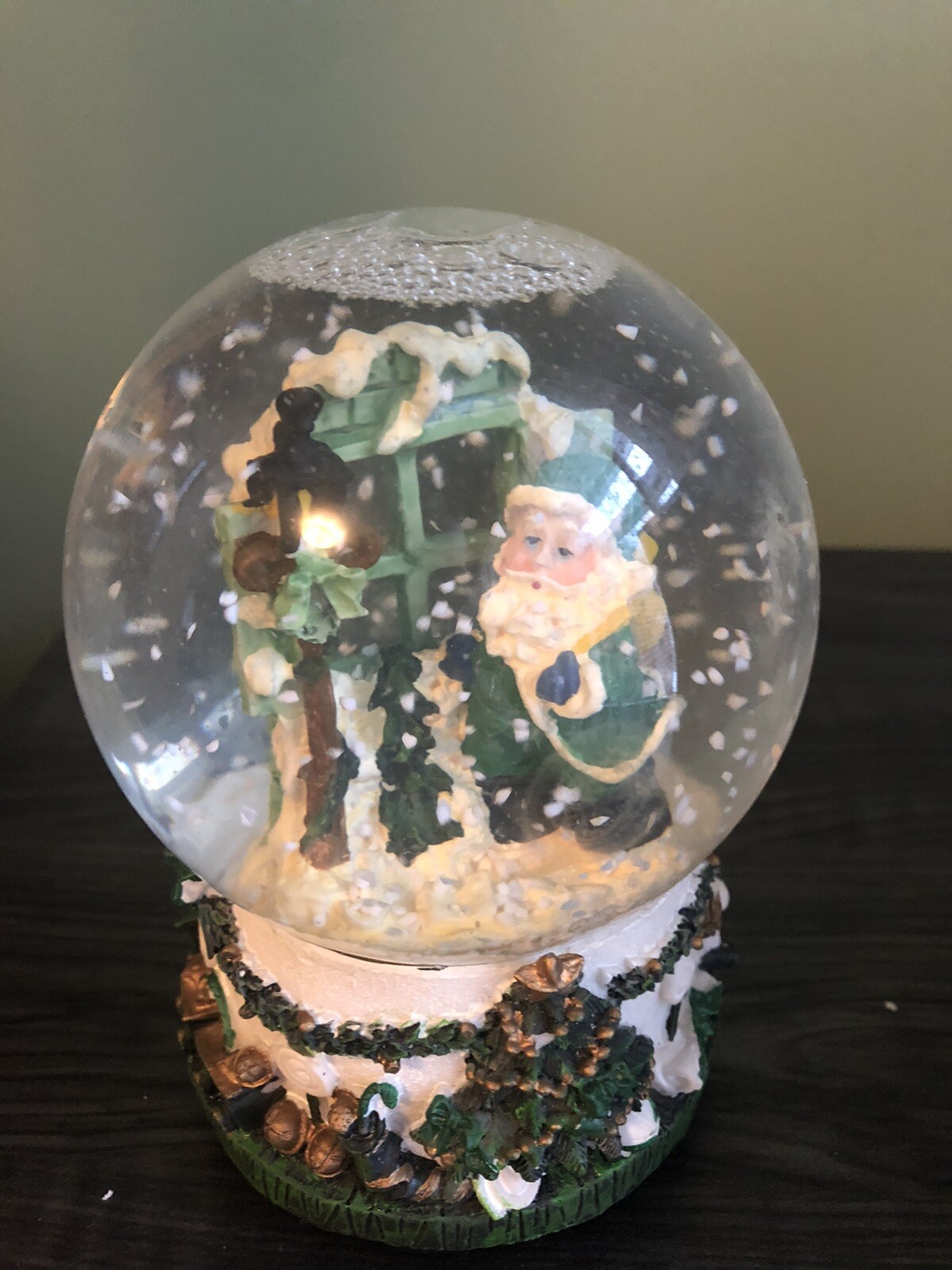 Christmas snow globe eBay
