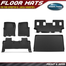 5x Front Rear Trunk Floor Mat For Ford Expedition El Lincoln Navigator L 11-17