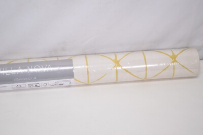 Roll of Villa Nova Wallpaper Haldon Ochre W635/01