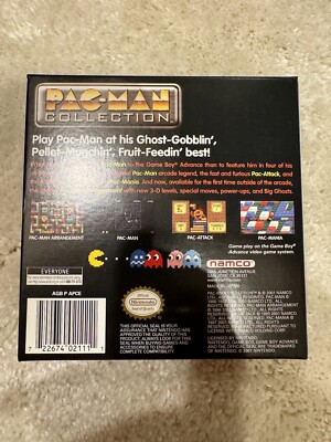 Pacman Collection Game Boy Advance GBA - 2001 - CIB - | eBay