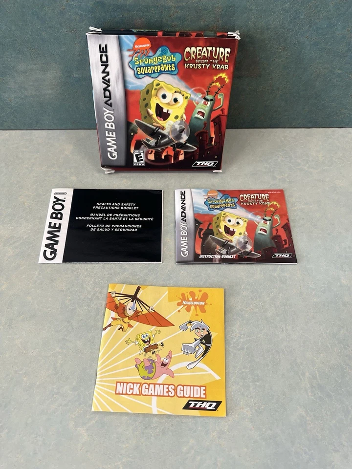 SpongeBob SquarePants: Creature from the Krusty Krab Nintendo GBA/ And More - Image 2 of 4
