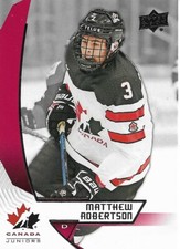 Matthew Robertson #14 - 2019 Team Canada Juniors - Base