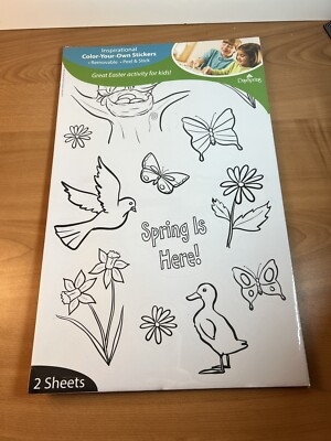 Children's Activity Color-Your-Own, Spring is Here Sticker Sheets, by Dayspring