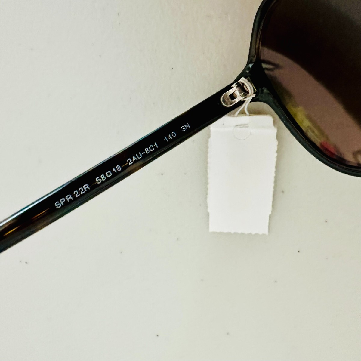 PRADA TORTOISE SHELL SUNGLASSES SPR22R 2AU-8C1 100% UV PROTECTION MADE IN ITALY VF-VintageEcomm-  main image 4