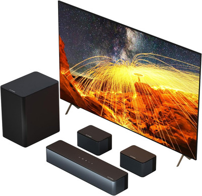 5.1 Virtual Surround Sound Bar, 320W Home Theater Surround System with Adjustabl