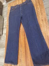 Vintage Levis 517 20517-0217 Orange Tab Jeans Made In USA 38x31 fits 37x31
