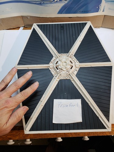 Large TIE Fighter Wings 2003 2009 Parts Star Wars Hasbro Strut trigger Canopy - Picture 41 of 45