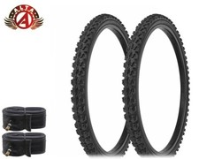2 ALTA BICYCLE Wire Bead DURABLE 26 x 2.10 KNOBBY AGGRESSIVE GRIP Tires w/TUBES.
