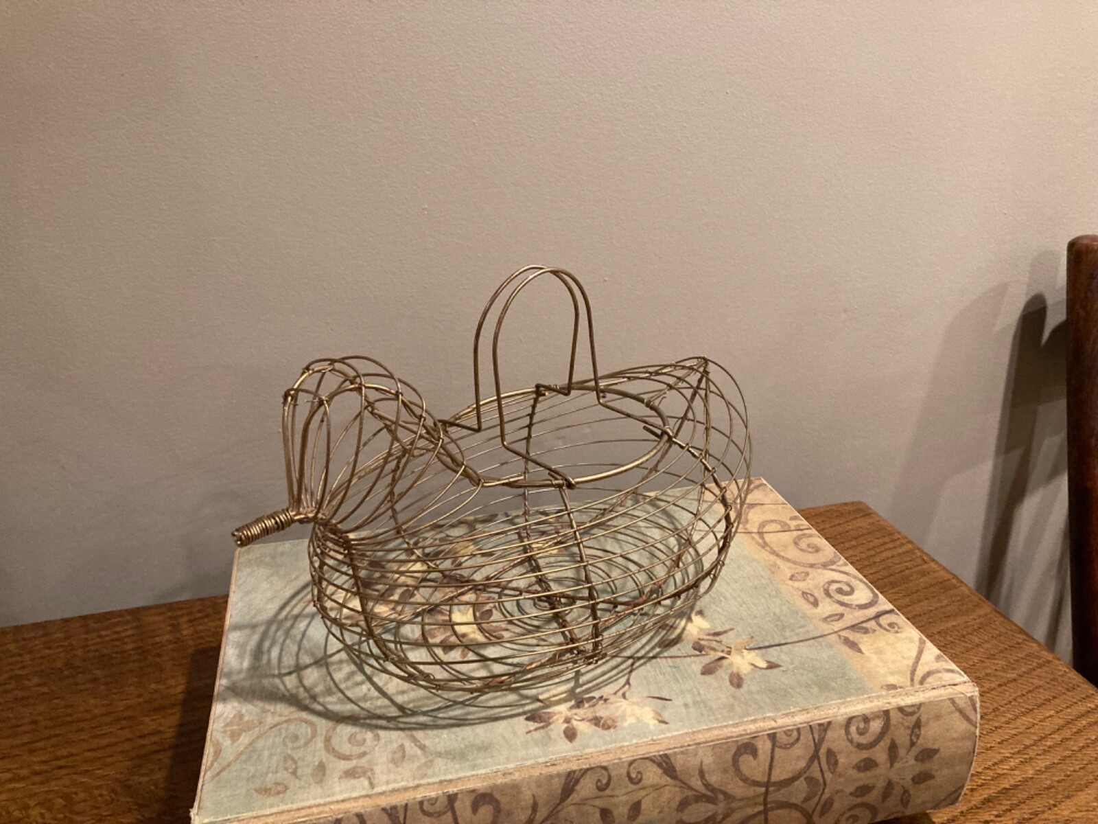 vintage wire chicken egg basket eBay