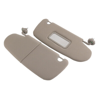 Car Sun Visor Set Left + Right For 2002-2009 Dodge Ram 1500 2500 3500 Pair Beige