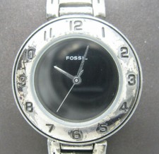 Women's Fossil Water Resistant Analog 27mm Dial Casual Watch C86 EC-8837