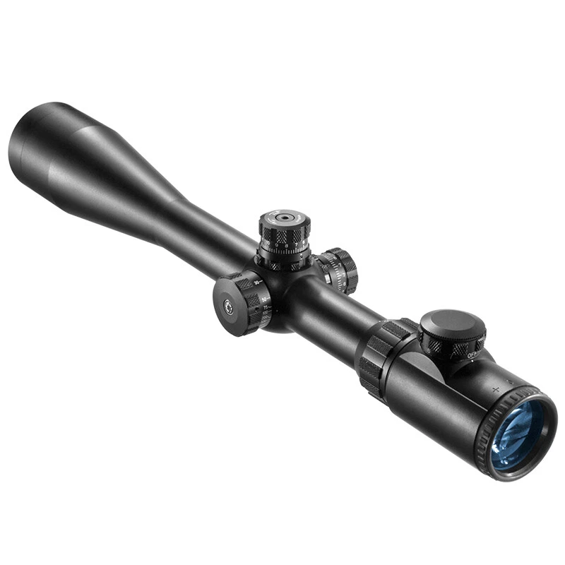 Mira para rifle Barska 10-40x50 Mil Dot IR retícula SWAT con montaje de anillo tejedor AC10550 Foto 2 de 4