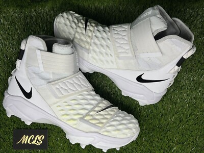 Nike Force Savage Elite 2 Shark White Black Football Cleats CK2824-100 Mens Size