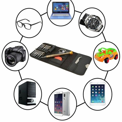 16 in 1 Mobile Phone Repair Tool Kit Screwdriver Set iPhone iPod iPad Samsung UK - Picture 2 of 9