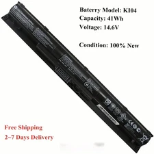Genuine OEM K104 KI04 Battery HP Pavilion 14/15/17-AB000 HSTNN-LB6S 800049-001