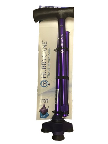 HurryCane Freedom All-Terrain Pivoting Base Folding Walking Cane 4 Colors NEW - Picture 7 of 11