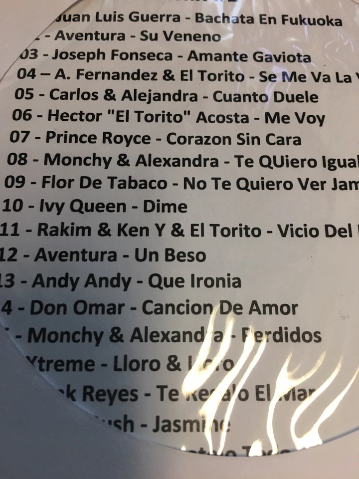 3 CDS Bachata mix Foto 2 de 4