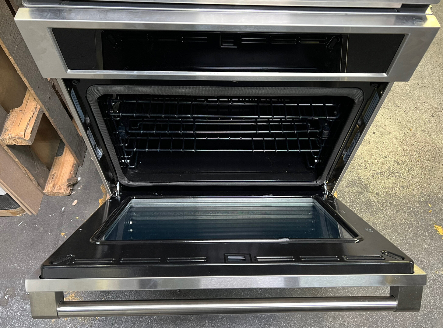 GE Monogram ZTS90DPSNSS 30” Electric Wall Oven Black / Stainless eBay