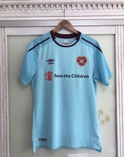 Hearts of Midlothian 2017-2018 Away Soccer Jersey Football Kit Shirt Size M