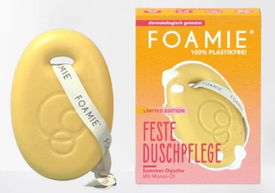 Foamie Festes Duschgel Limited Edition, Duschpflege 3-in-1: Reinigt - 2er Pack